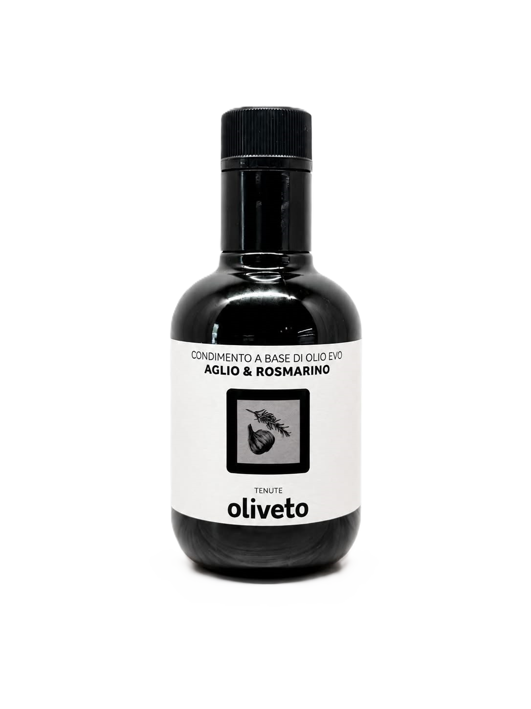 olio aromatizzato all'aglio e rosmarino